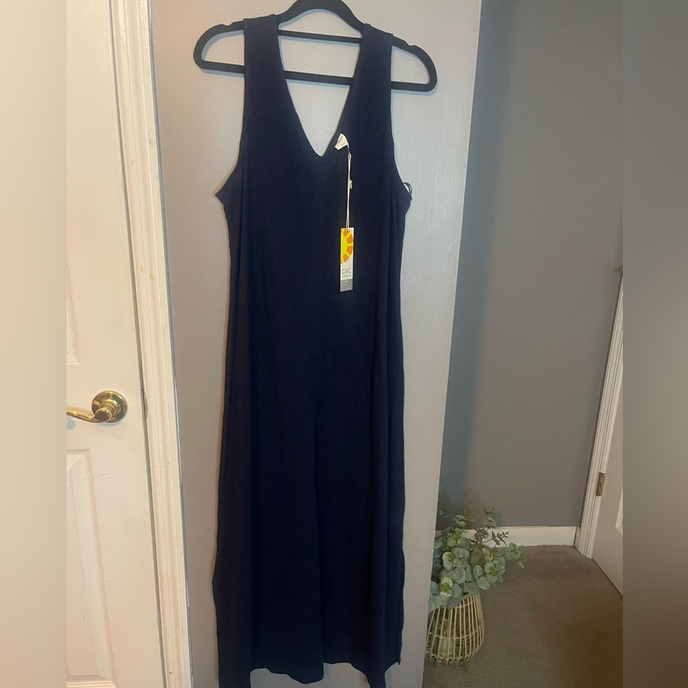 C&C California Deep Blue Maxi Dress